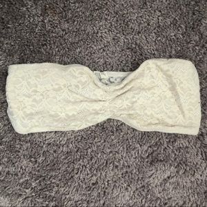 Tan lace bandeau